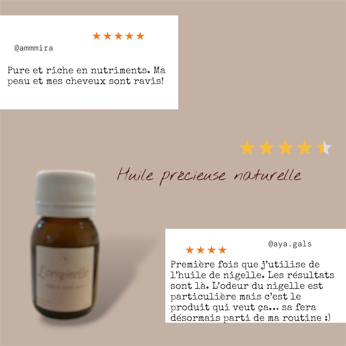 Huile de nigelle « L’originelle »