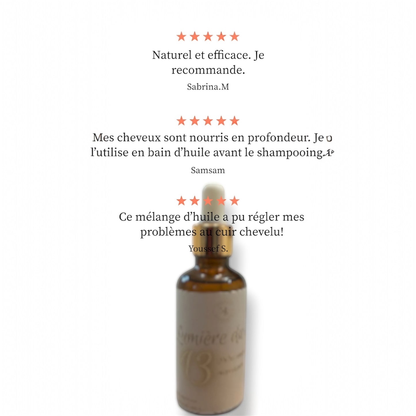 Huile capillaire « Lumière du sud »